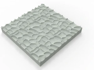 Hammered mosaic 3D Print Model