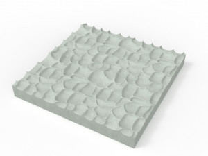 Hammered mosaic 3D प्रिंट मॉडल