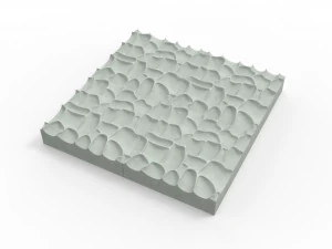 Hammered mosaic 3D Print Model