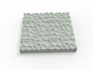 Hammered mosaic 3D प्रिंट मॉडल