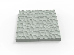 Hammered mosaic 3D Print Model