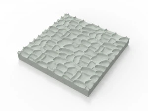 Hammered mosaic 3D Print Model