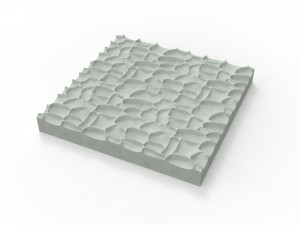 Hammered mosaic 3D प्रिंट मॉडल