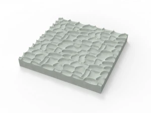 Hammered mosaic 3D Print Model