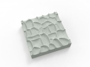 Hammered mosaic 3D प्रिंट मॉडल
