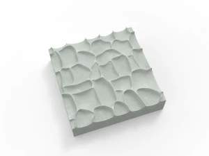 Hammered mosaic 3D Print Model