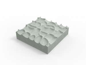Hammered mosaic 3D प्रिंट मॉडल