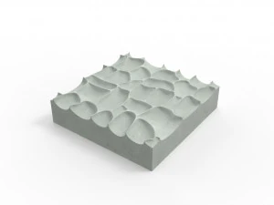 Hammered mosaic 3D Print Model