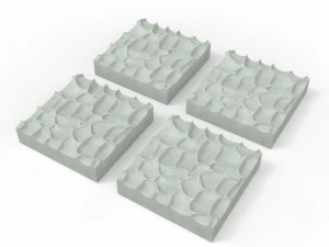 Hammered mosaic 3D Print Model