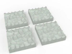 Hammered mosaic 3D Print Model