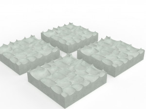 Hammered mosaic 3D प्रिंट मॉडल