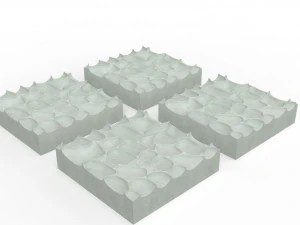 Hammered mosaic 3D Print Model