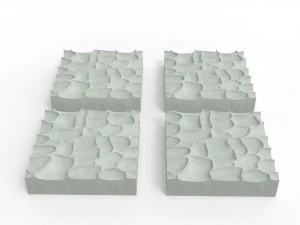Hammered mosaic 3D Print Model