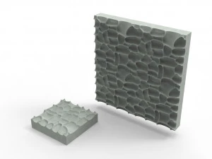 Hammered mosaic 3D Print Model