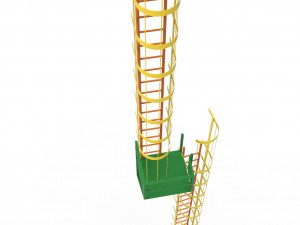 Tower ladder 3D Model