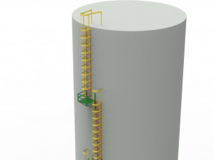 Tower ladder 3D Model