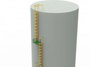 Tower ladder 3D Model