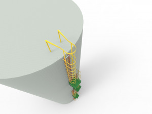 Tower ladder 3D Model
