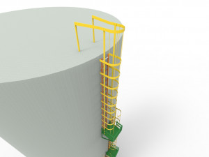 Tower ladder 3D Model