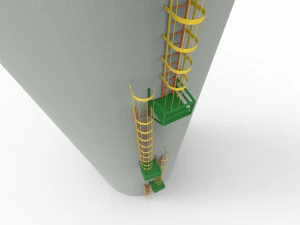 Tower ladder 3D Model