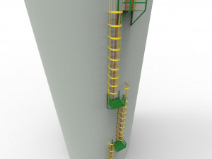 Tower ladder 3D Model