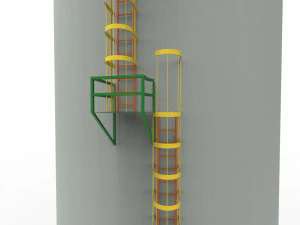 Tower ladder 3D Model