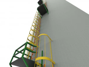 Tower ladder 3D Model