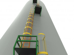 Tower ladder 3D Model