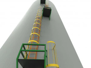 Tower ladder 3D Model