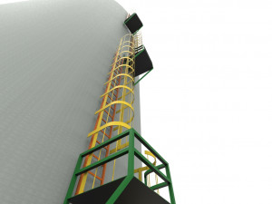 Tower ladder 3D Model