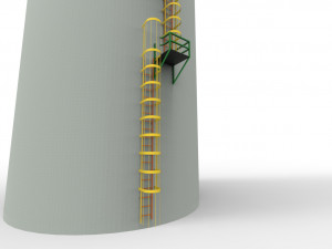 Tower ladder 3D Model