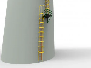 Tower ladder 3D Model