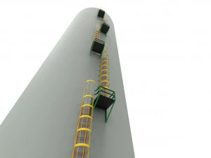 Tower ladder 3D Model