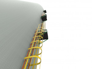 Tower ladder 3D Model