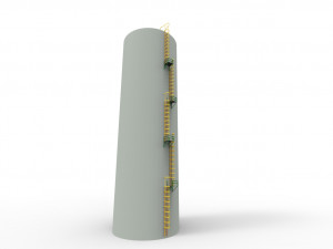 Tower ladder 3D Model
