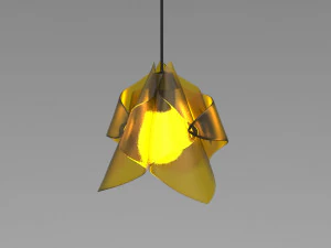 Napkin chandelier 3D Print Model