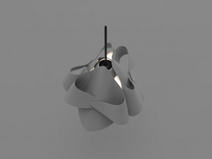Napkin chandelier 3D-printmodel