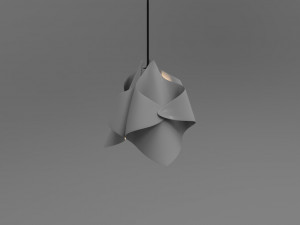 Napkin chandelier 3D-printmodel