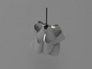 Napkin chandelier 3D-printmodel