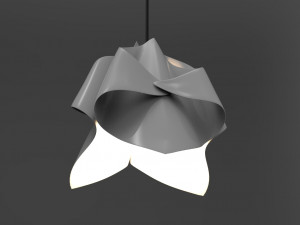 Napkin chandelier 3D-printmodel