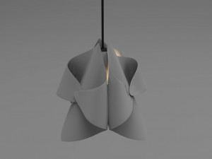 Napkin chandelier 3D-printmodel