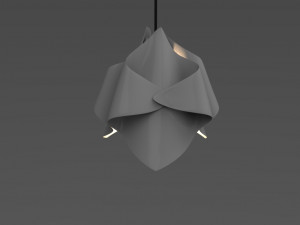 Napkin chandelier 3D-printmodel