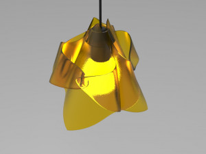 Napkin chandelier 3D-printmodel