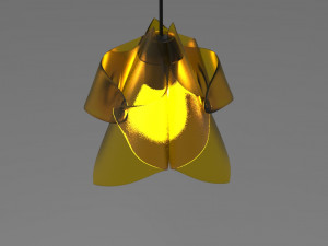 Napkin chandelier 3D-printmodel