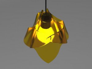 Napkin chandelier 3D-printmodel