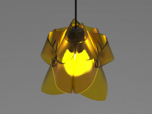 Napkin chandelier 3D-printmodel