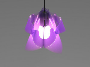 Napkin chandelier 3D-printmodel