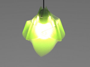 Napkin chandelier 3D-printmodel