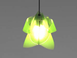 Napkin chandelier 3D-printmodel