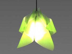 Napkin chandelier 3D-printmodel